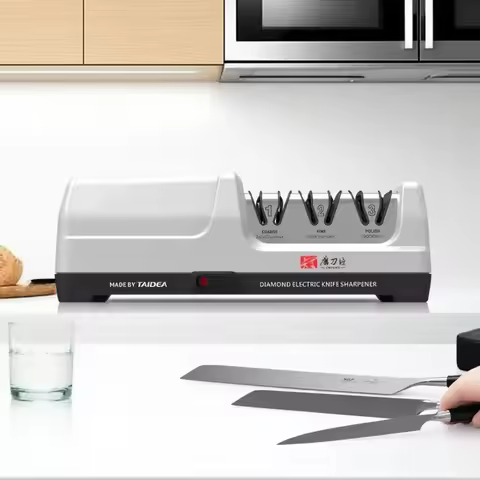 TAIDEA TG2202 Professional Electric Knife Sharpener Grit 360/600/1000# Polishing Sharpening stone Gr
