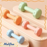 MELIFLUO Fitness Dumbbell Set, Waterproof PVC Kettlebell,  Non-Slip Anti-Roll 1kg Small Dumbbell Wom