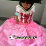 R4e2e2 Aurora Import (2-7Th) - Princess Anak Dress - Size 5i22y