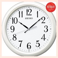Seiko clock wall clock radio wave analog white pearl KX234W