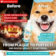 Pet Oral Care Tartar Control Spray - Effectively Remove Tartar Build-up & Freshen Breath, HSA Compli