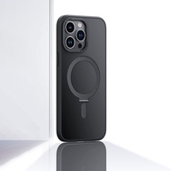 WSKEN Magnetic Case for iPhone 15 Pro/ iPhone 15 Pro Max /14 Pro / 14 Pro Max Casing ponsel transpar