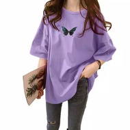 T-SHIRT BUTERFLYWanita BIG SIZE SML XL 2XL 3XL 4XL 5XL 6XL T-SHIRT JUMBOPOLOS OVERSIZE DISTRO T-SHIR