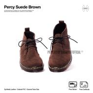 Voyagstuffofficial - Percy Boots 2Hole Suede Brown Men