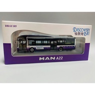 1:76 MAN NL323 A22 Gemilang 12m DBAY185 Diecast Bus Model Route DB01R Rare Limited