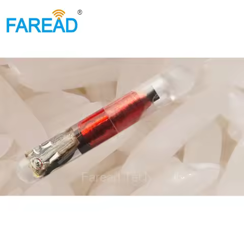 10pcs 2.12x12mm Rfid Micro Bioglass Tag 125KHz Digitals ID Microchip Transponder Chip for Asset Iden