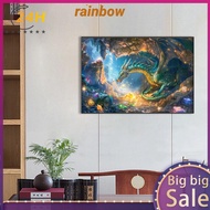 5D DIY Full Round Drill Partial AB Diamond Painting Dragon Kit Art Decor65x45cm [rainbow11.my]
