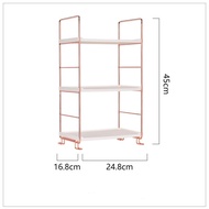 AC37-4 3-Tier Rose Gold Shelf. D3-4