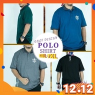 CY 5079 PLUS SIZE MAN CASUAL POLO COLAR SHIRT BIG SIZE / SHIRT COLAR SIZE BESAR 3XL 4XL 5XL 6XL 7XL
