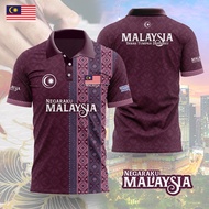 Design Malaysia Batik Polo Jersey Football Baju Berkolar Lelaki Jersey Murah Purple Sublimation Shor