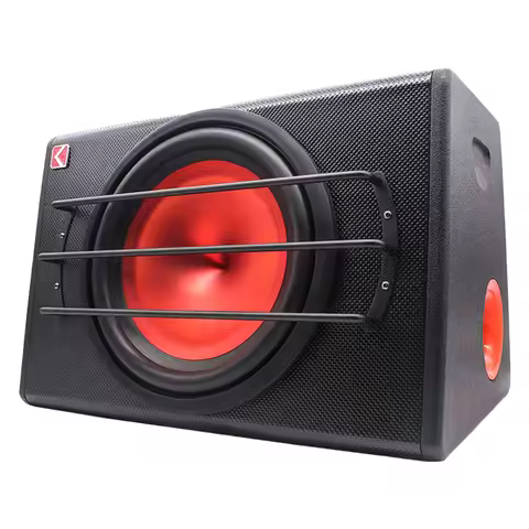 Kuer 12 Inch Automobile Subwoofer 1800W Big Power 12V Subwoofer Active Car Audio Subwoofer With cabl
