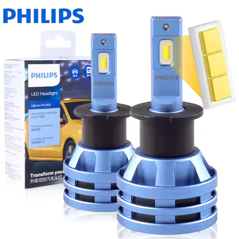 Philips Ultinon Essential 3102 H1 H7 LED Headlamps CSP Chips H4 H8 H9 H11 9005 9006 HB3 HB4 Fog Ligh