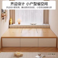 Object Double Bed 35 Storage Bed Box Tatami Board Type Fixed High Bedside Bed Single Bed 1.2 No 8 Sm