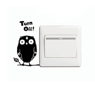 Cute Stickers Light Switch Cutting Sticker Owl Owl Off