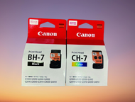 หัวพิมพ์ CANON แพคคู่ Print Head ดำ BH-7/ CA 91 BK +สี CH-7/ CA 92  ใช้กับแท็งค์แท้ G-series ทุกรุ่น ของแท้100% มีกล่องพร้อม Hologram รับประกัน ศุนย์ Canon ทั่วประเทศ