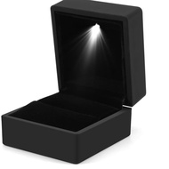 High-end Ring Box With Led Light Jewelry Diamond Ring Box Jewelry Box