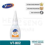 V-TECH SUPER GLUE ALL PURPOSE STRONG QUICK DRYING 502 VT-802 VTECH VT802 V TECH VT 802