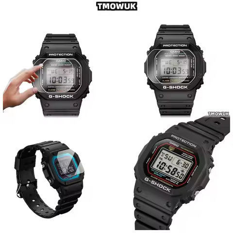 For DW-5035 DW 5600 GW-B5600 GW M5600 Water Repellent Tempered Glass, Hydrophobic Coating Keeps Watc