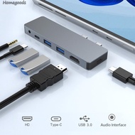 USB3.0 Docking Station 4K 60Hz Small Docking Station Hub for Surface Pro X/9/8 [homegoods.my]