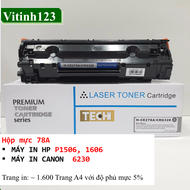 Hộp mực 78A (CE278A/CRG328) (HP P1560|1606|Canon 6230)- TECH 2K