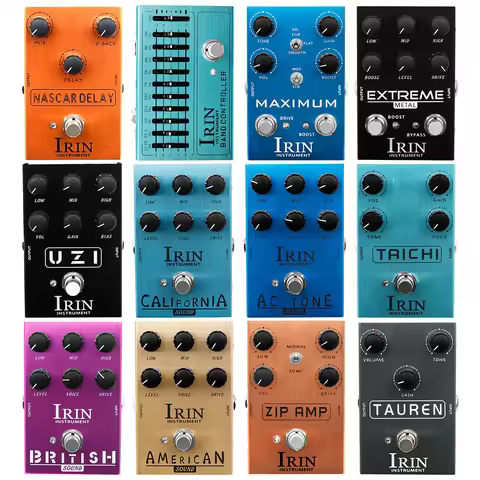 IRIN Guitar Effect Pedal Overdrive Distortion Speakers Analog Classic British Rock Effect Electric B