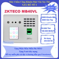 Fingerprint And ZKTECO MB40-VL High Capacity Timekeeping Machine