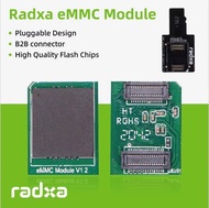 Radxa eMMC Module, Up to 128GB, Compatible with Radxa SBCs, Pluggable, High Quality Storage Chips