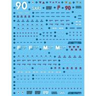 Delpi Decal MG F90 Waterslide Decals