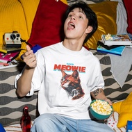 David Meowie Short Sleeve T-Shirt White Play Flip Bowie cat Music Fun Humor Hilarious Costume Trendy