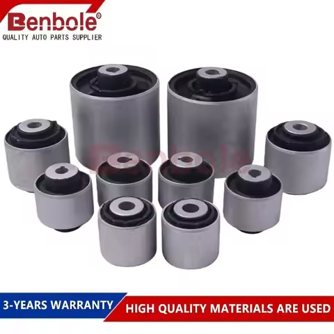 10Pcs Front Suspension Control Arm Bushing 8K0407515,8K0407183,4E0407181,4GD407182 For AUDI A4 B8 A4