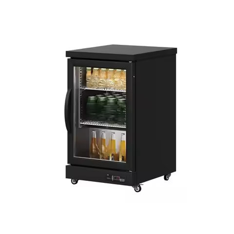 Custom Mini Caviar Red Bull Wine Refrigerated Refrigerator with Transparent Door