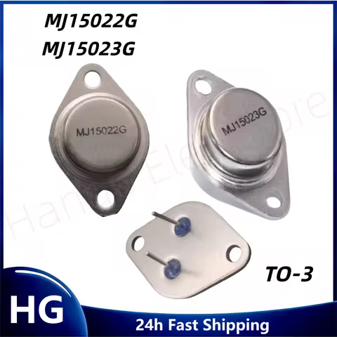 5-10PCS/ MJ15022G GMJ15023G gold-sealed high-power tube audio power amplifier pairing tube TO-3