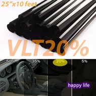 【MC】 50cm*3m 20% VLT Black Pro Car Home Glass Window Tint Tinting Film Roll