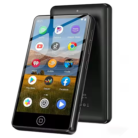 MP3 Player Android 9.0 with Bluetooth and WiFi，MP3 MP4 Player with Spotify，Audible，Pandora， Up to 51