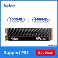 Netac M2 SSD 500GB 1TB NVMe PCIe 4.0 4800MB/s Internal Solid State Drive M.2 2280 Hard Disk NV5000-T SSD for Laptop Desktop PS5 igdxch