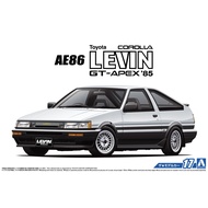 Car Model 1/24 Aoshima Toyota Corolla AE86 Levin GT-Apex '85 Plamo Modelkit