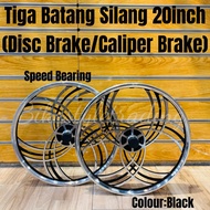 SH  Sport Rim Tiga Batang Silang / Sport Rim Basikal Budak 20inch /Sport Rim BMX /Alloy Rim Basikal