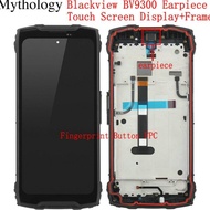 LCD for Blackview BV9300 Display Touch Screen Fingerprint Button Frame