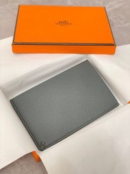 🧡有專門店單Hermes  H Sellier card holder cardholder Epsom leather Vert Amande Fonce Stamp K 愛馬仕epsom硬身小牛皮