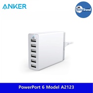 [Anker] PowerPort 6 Model A2123 แองเคอร์ อะแดปเตอร์ ที่เสียบชาร์จ USB 6 พอร์ต Desktop Charger USB Ch