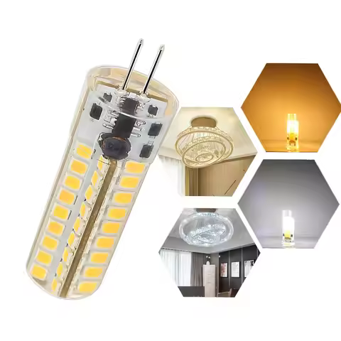 5pcs Dimmable LED Bulb G4 GY6.35 G5.3 Spotlight Corn Blub Energy Saving 7W 12v 3000K 4000k 6000K Rep