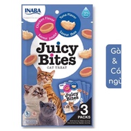 [COMBO 3 PACK x 11.3g random flavor] Inaba treats for cats, soft Juicy Bites for cats