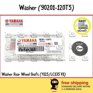 90201-120T5 Y125ZR / LC135 V1 Washer Plate Rear Wheel Shaft / Wasir Sap Roda Belakang 100% HLY