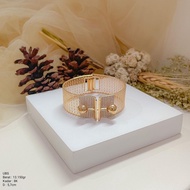 Ubs 8k/375 Gold Chain Watch Bracelet Jewelry