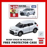 TOMICA NO.8 TOYOTA RAIZE 1/61 (Ready Stock) WPT NIPPON Perodua Ativa Diecast Car Collection Permaina