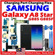 ORl NGS Brand Charging Port Charging Ribbon Compatible For SAMSUNG Galaxy A8 Star G885 G885F with Op