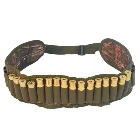 30 Tactical 12 Gauge Bandolier Shotgun Sling Ammo Bullet Cartridge Bandolier Belt Shotshell Holder M