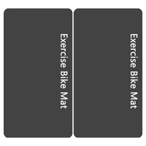 Exercise Bike Mat For Floor Elliptical Treadmill Mat Non-slip Elliptical Treadmill Mat 3mm Thick Set