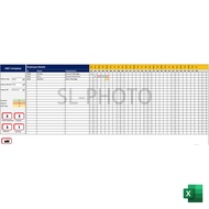 Auto Count Employee Attendance Manager Full Edition Excel / NOT SUPPORT PHONE & TAB 