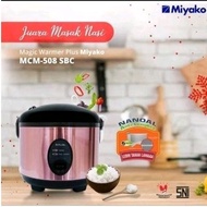 Miyako MCM-508 SBC Rice Cooker 1.8 liter (1.5kg) Is A Rice Cooker With A 3 in 1 Function, The Function Is To Cook Rice, Steam And Warm Food, Easy To Clean And Non-Stick